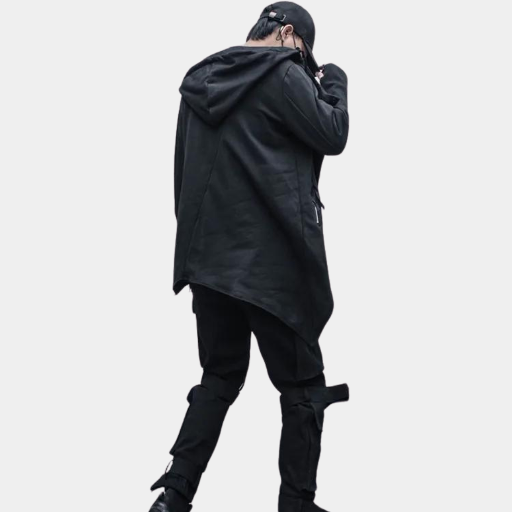Balthasar - Men's Trench Coat with Asymmetrical Cut for Spring/Summer