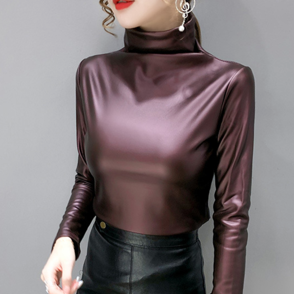 Stefania - Elegant ladies' shirt with long sleeves