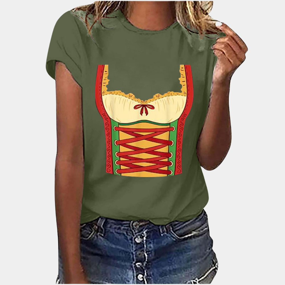 Amaya - Stylish Ladies' T-Shirt for Summer and Oktoberfest