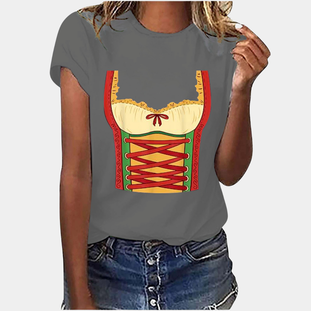 Amaya - Stylish Ladies' T-Shirt for Summer and Oktoberfest