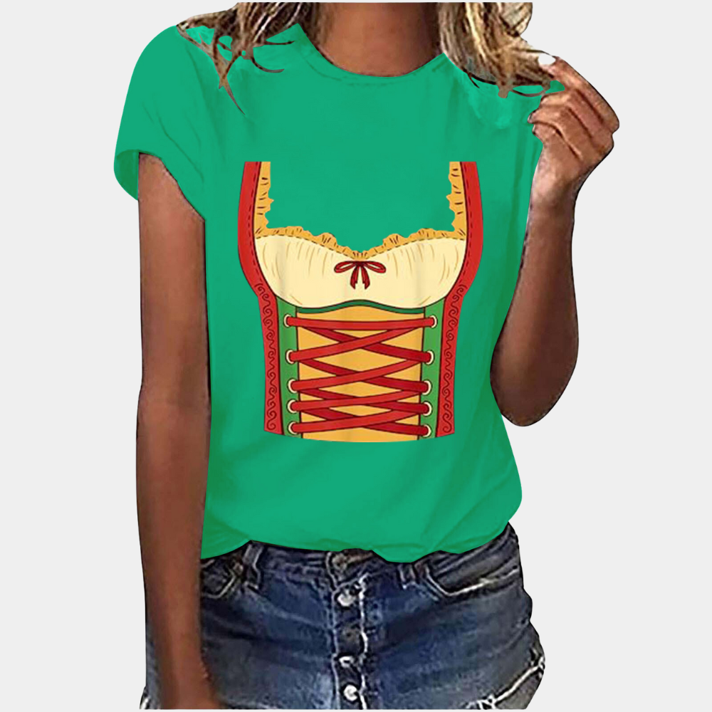 Amaya - Stylish Ladies' T-Shirt for Summer and Oktoberfest