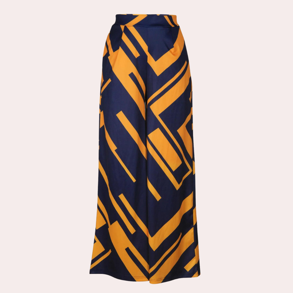 Fisseha - Stylish Women's Wide Leg Trousers with High Waist for Summer