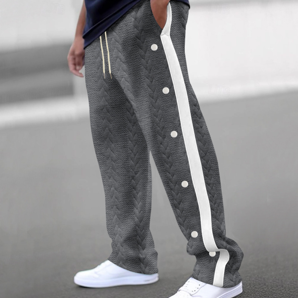Christos - Lightweight Summer Men's Trousers with Flexible Waistband
