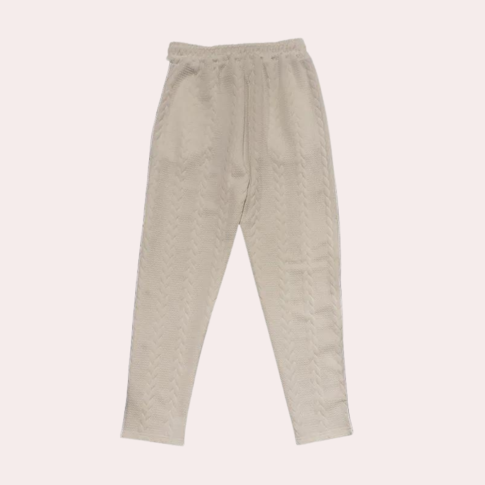 Christos - Lightweight Summer Men's Trousers with Flexible Waistband