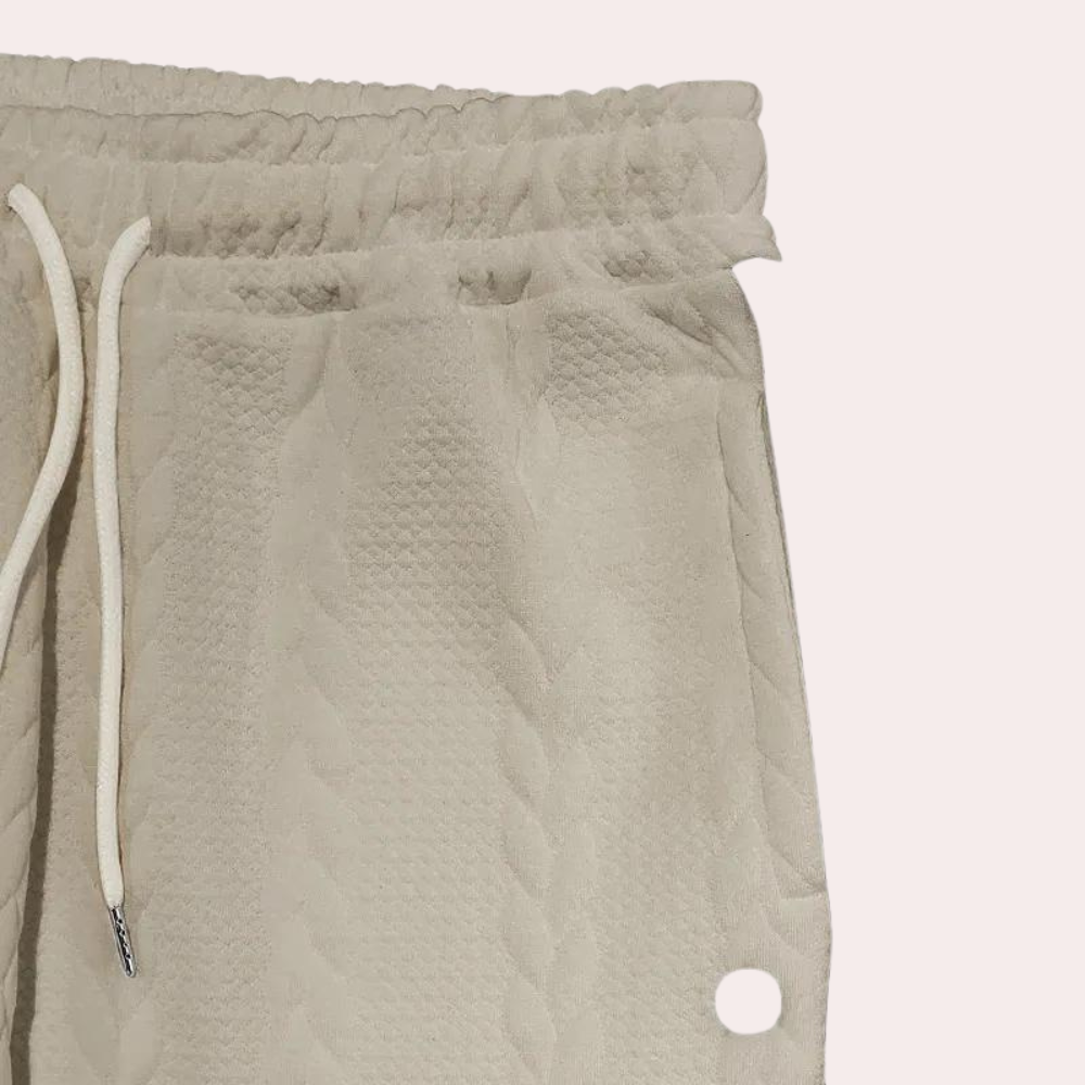 Christos - Lightweight Summer Men's Trousers with Flexible Waistband