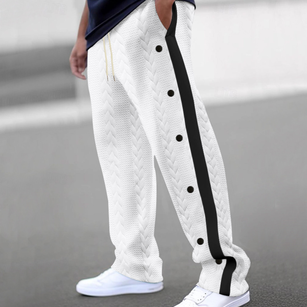 Christos - Lightweight Summer Men's Trousers with Flexible Waistband