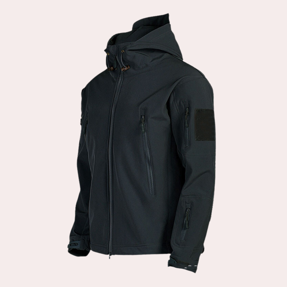 Timotheos - Stylish Windproof Summer Jacket for Men with Hood