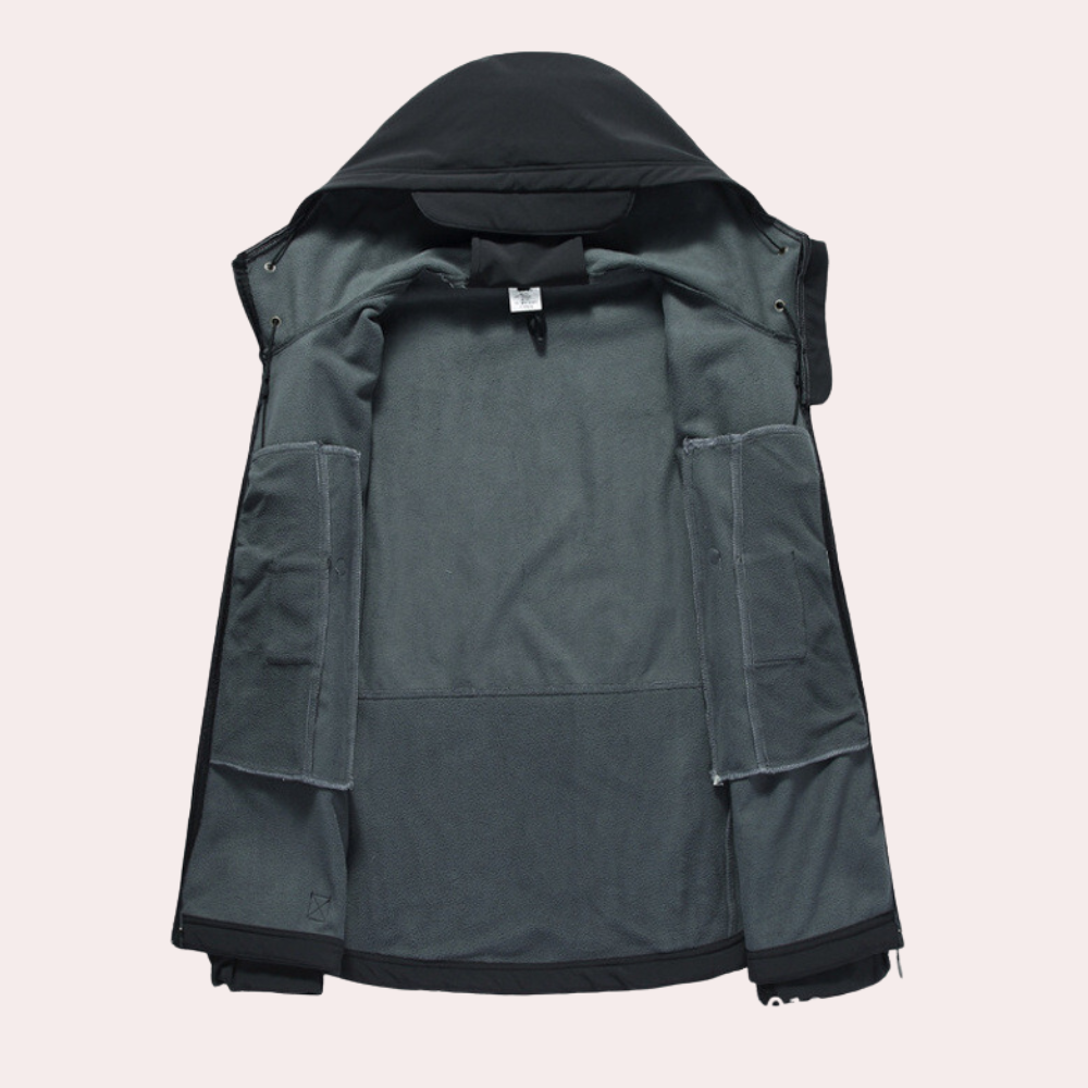 Timotheos - Stylish Windproof Summer Jacket for Men with Hood