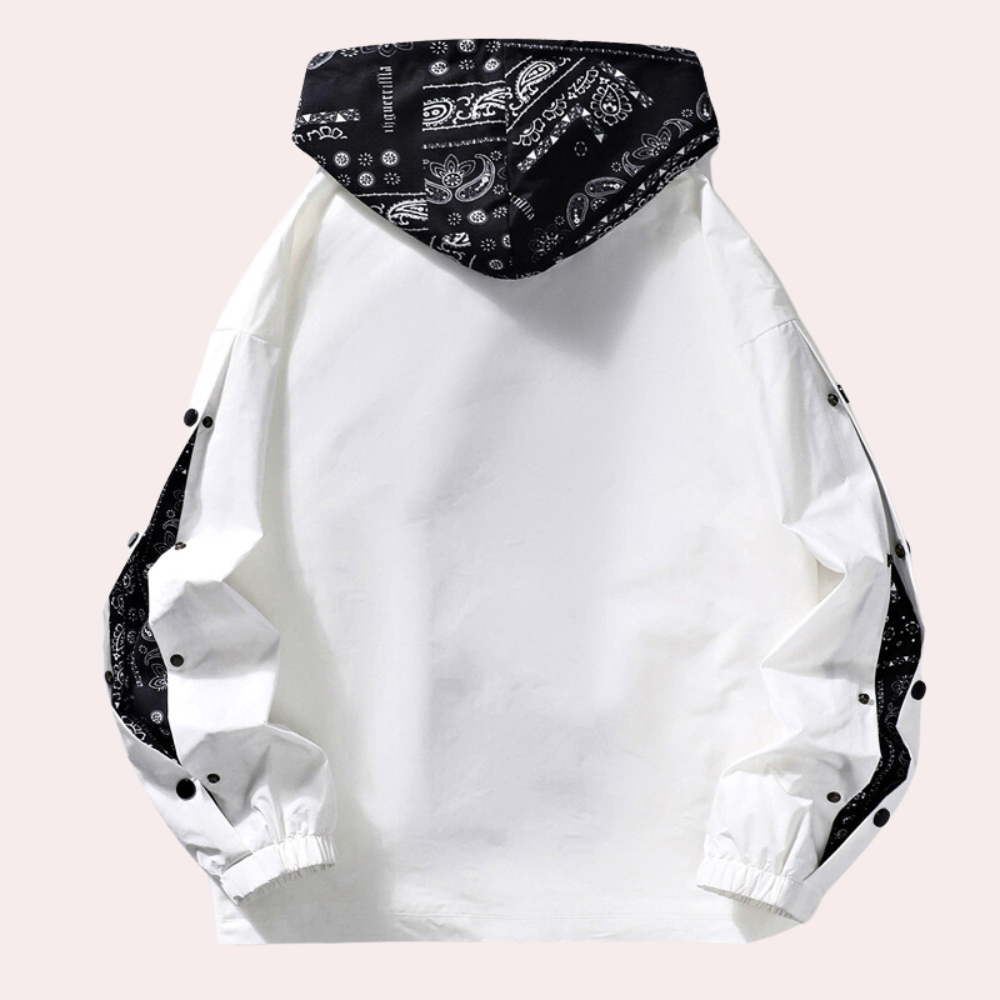 Vallois - Trendy men's summer jacket with hood