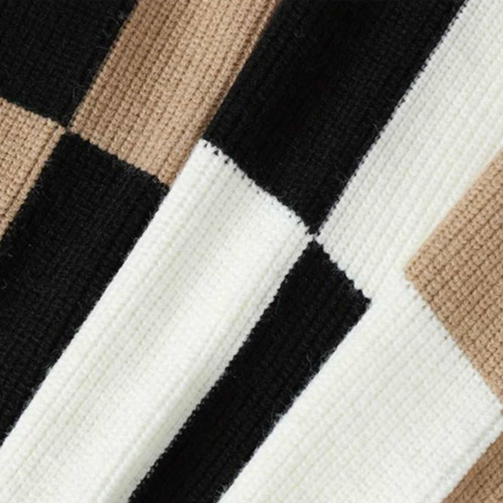 Agoston - Trendy Colour Block Summer Pullover for Men