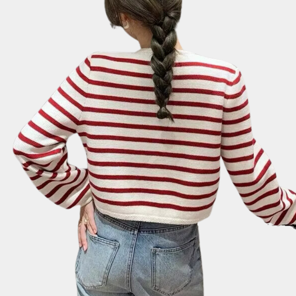 Alenka - Stylish Striped Summer Cardigan for Women
