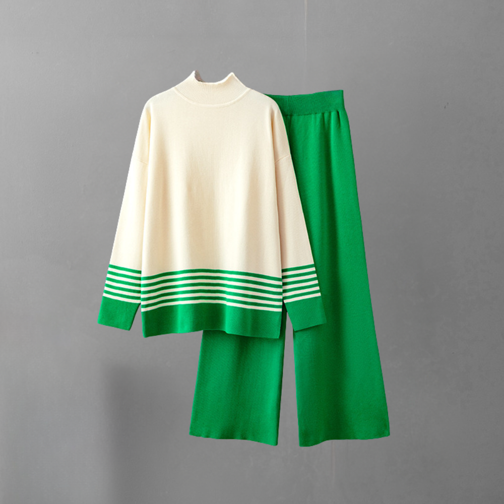 Amelita - Fashionable Knitted Two-Piece Summer Set for Women