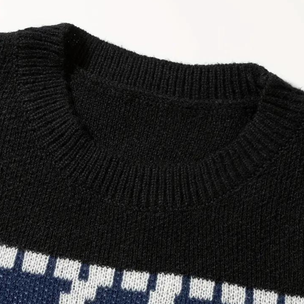Szigfrid - Stylish Knitted Men's Jumper