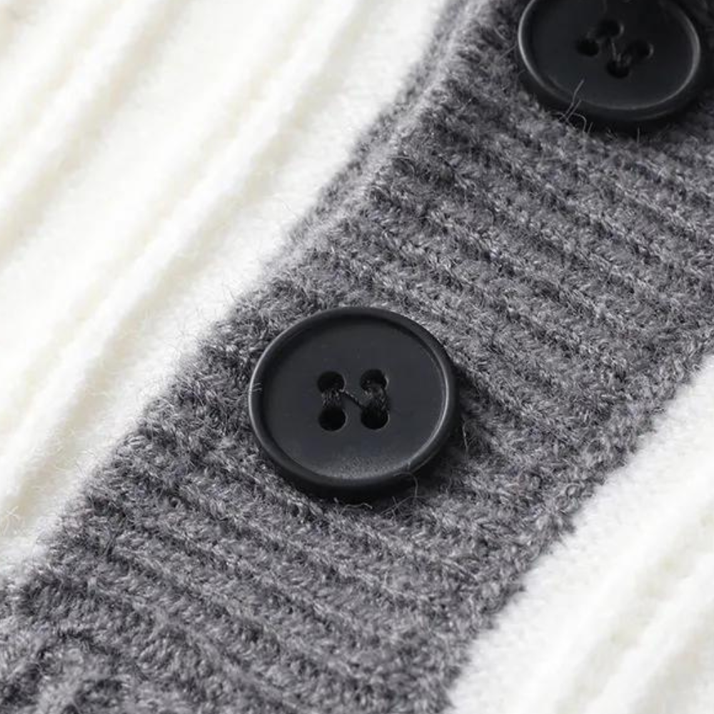 Toncse - Comfortable Knitted Polo Sweater for Men - Spring/Summer Edition