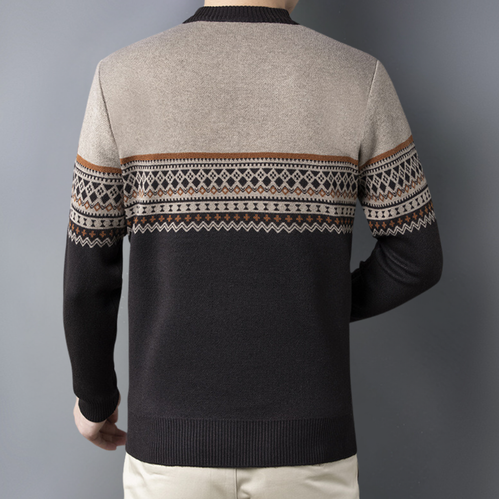 Valentyn - Knitted Summer Jumper for Men Modern Comfort
