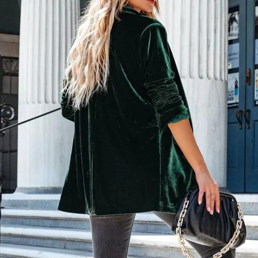 UNDINE - Fashionable Velvet Summer Jacket for Women