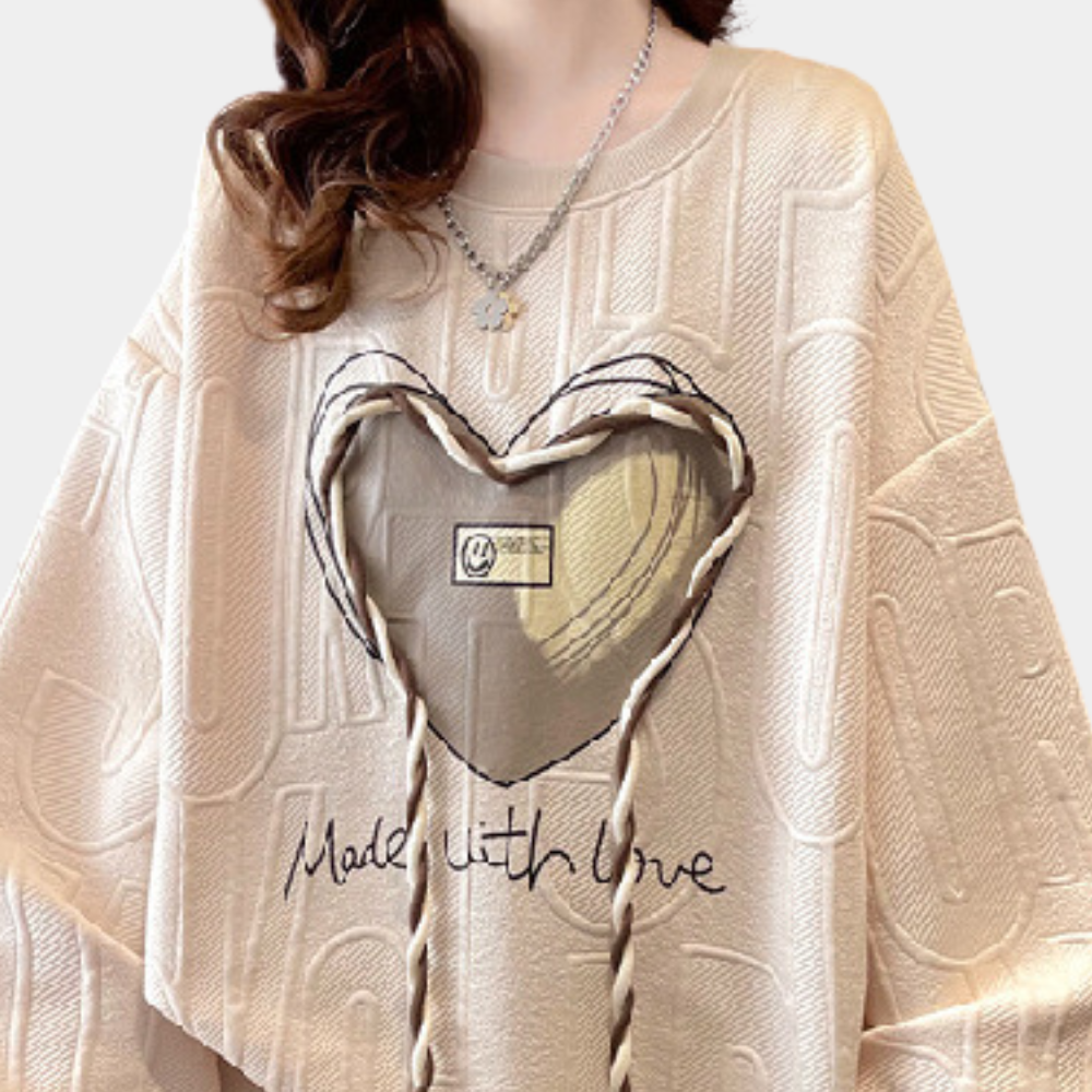 CHRISTINA - Trendy Summer Jumper with Texture for Women