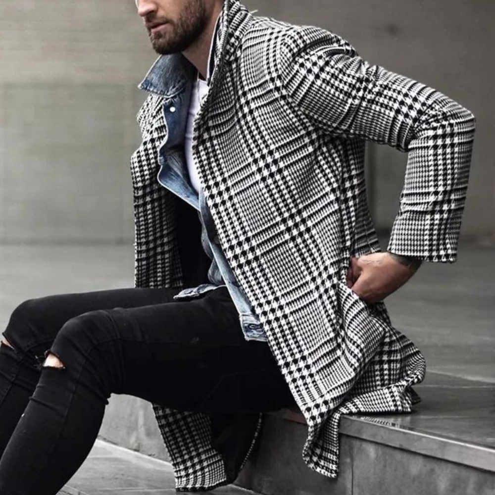 CHRISTOPHER - Stylish Lightweight Checked Summer Jacket for Men