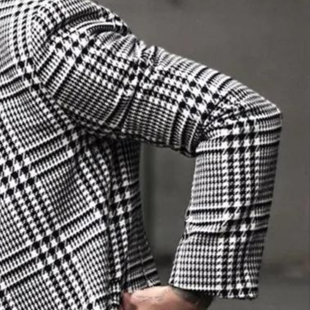CHRISTOPHER - Stylish Lightweight Checked Summer Jacket for Men