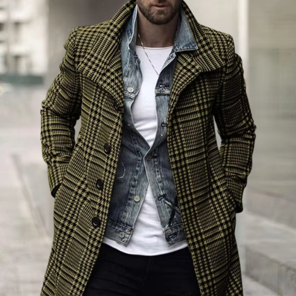 CHRISTOPHER - Stylish Lightweight Checked Summer Jacket for Men