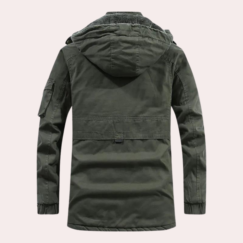 AARON - Stylish Winter Coat with Hood for Men
