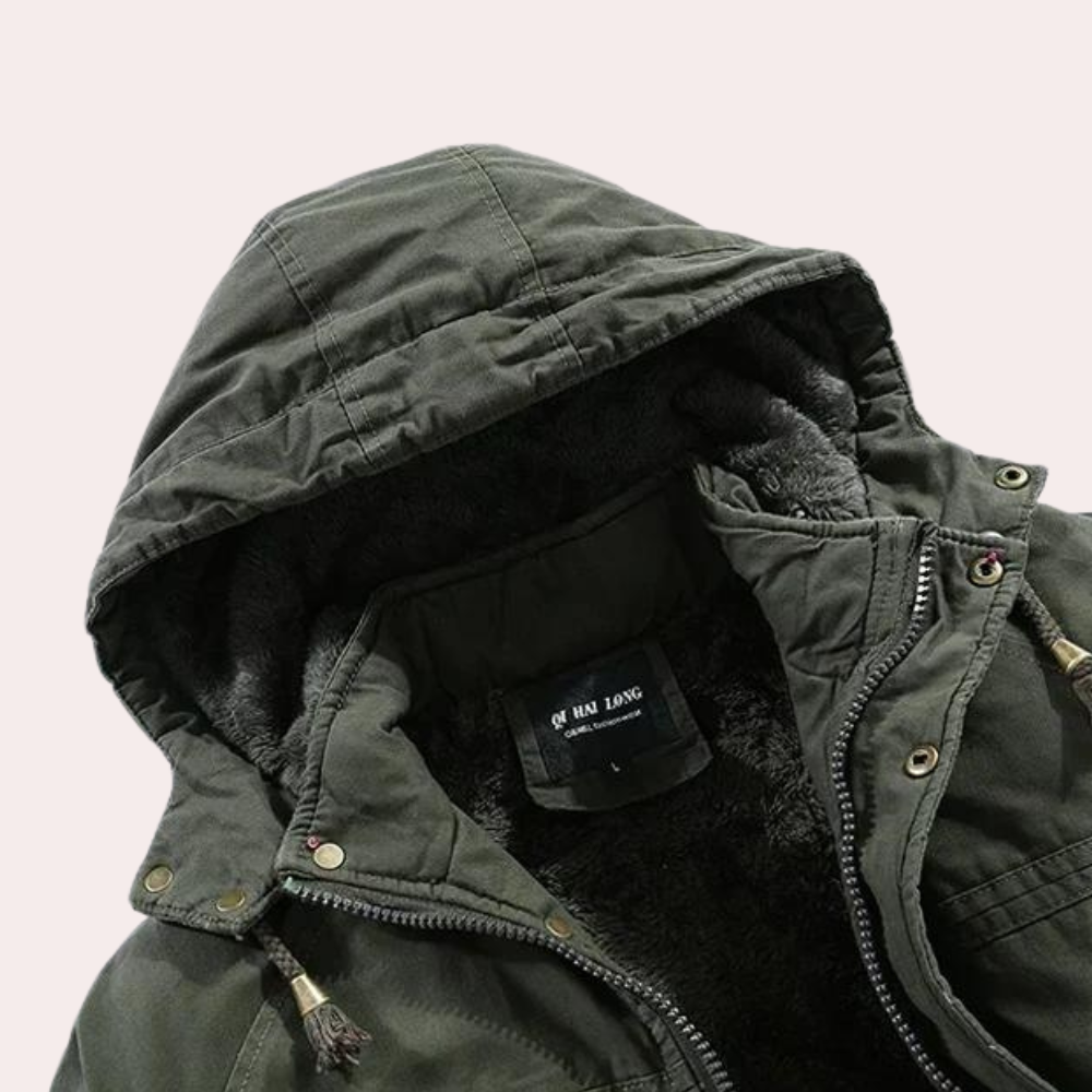 AARON - Stylish Winter Coat with Hood for Men