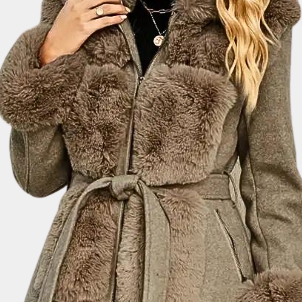 CHRISTINE - Comfortable Plush Coat for Women
