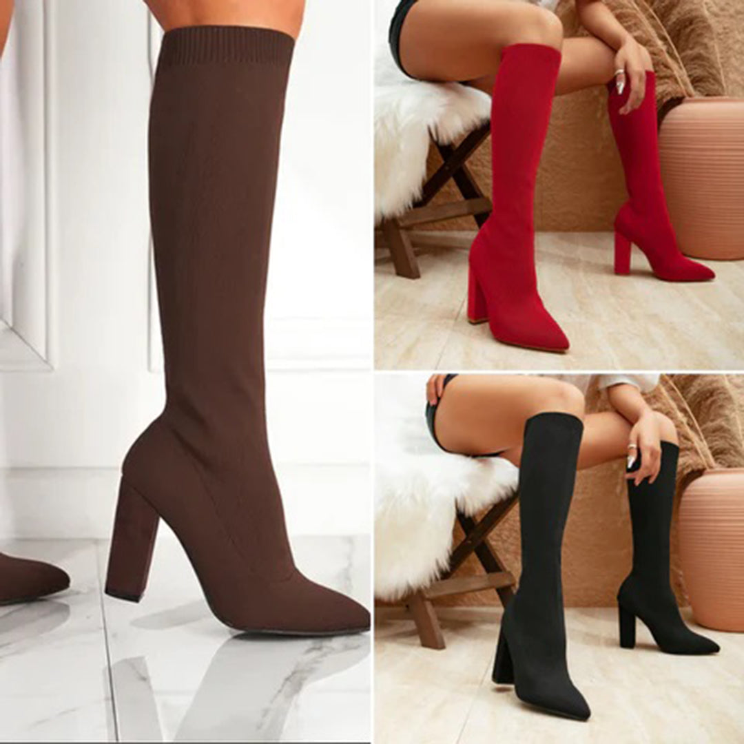 CIARA - Knee-High Sock Boots for Summer