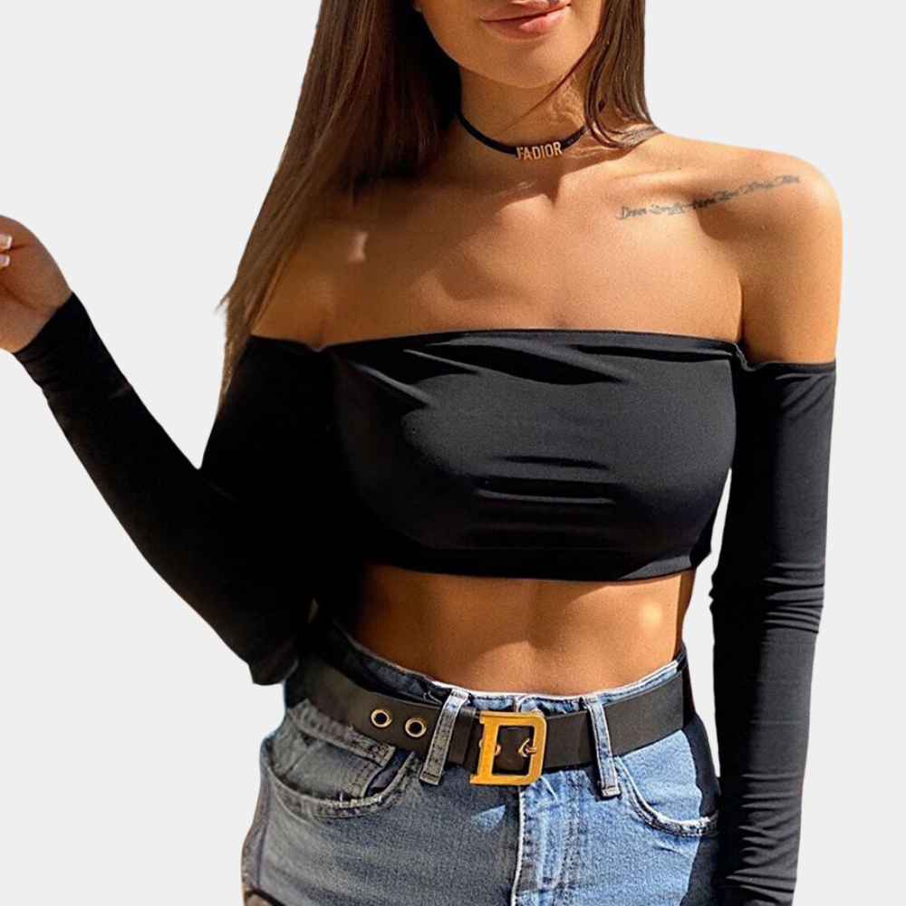 Classy Off-Shoulder Summer Top for Women