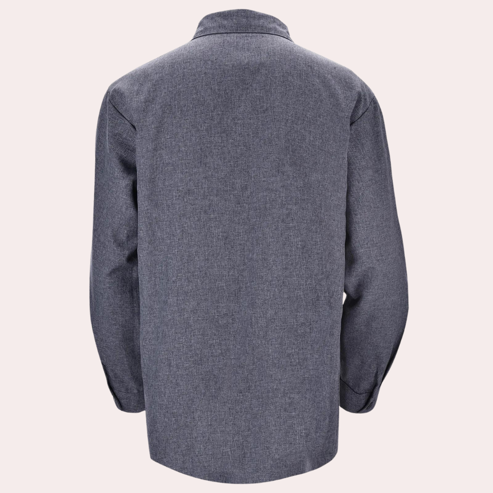 Claudio - Classic Men's Shirt with Long Sleeves for Summer