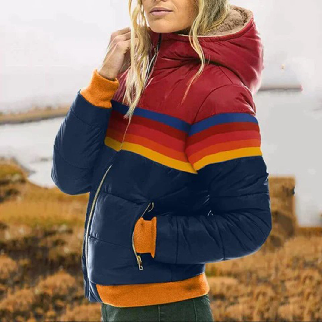 AVA - Cosy jacket with hood for women
