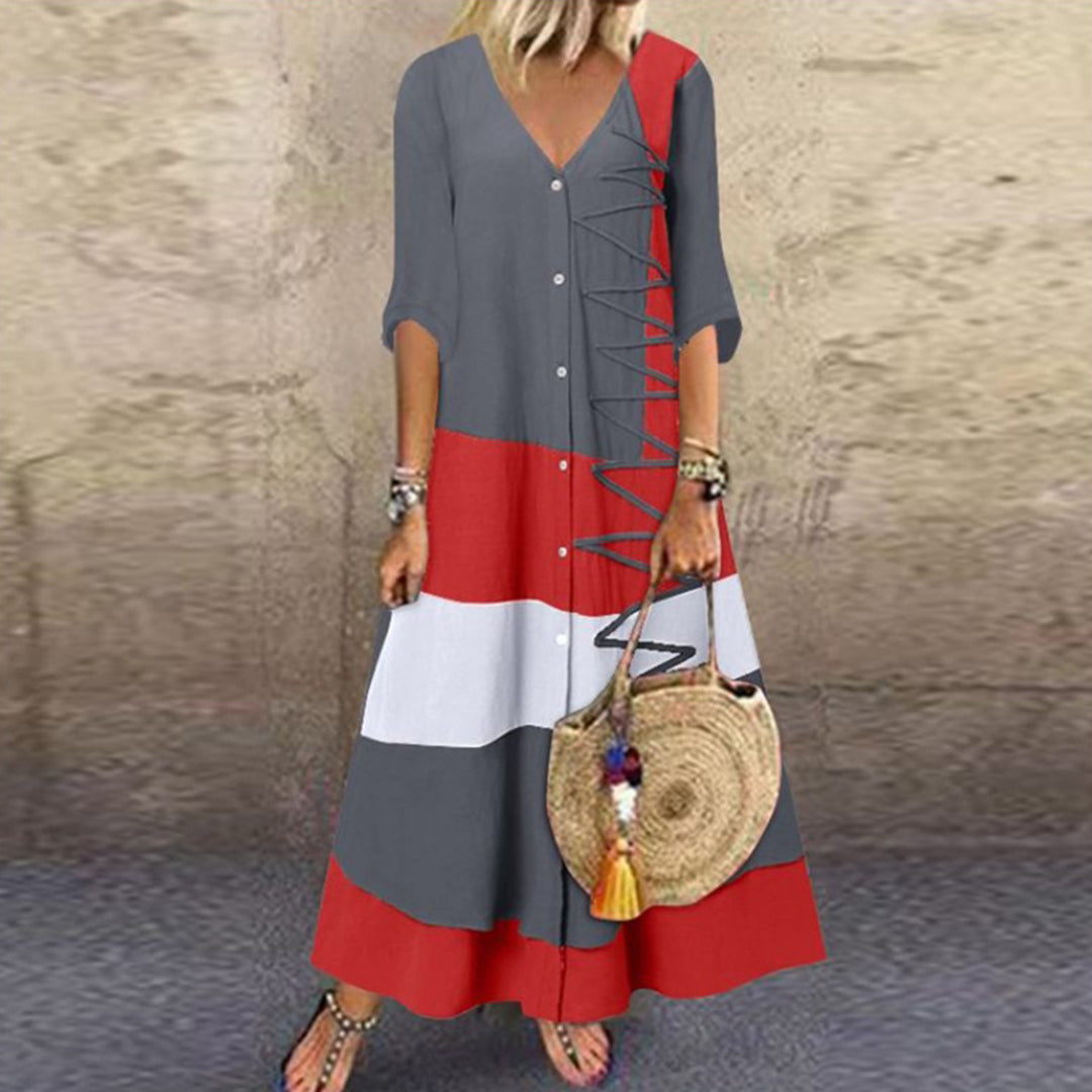 ALTHAIA - Stylish and Elegant Long Summer Dress
