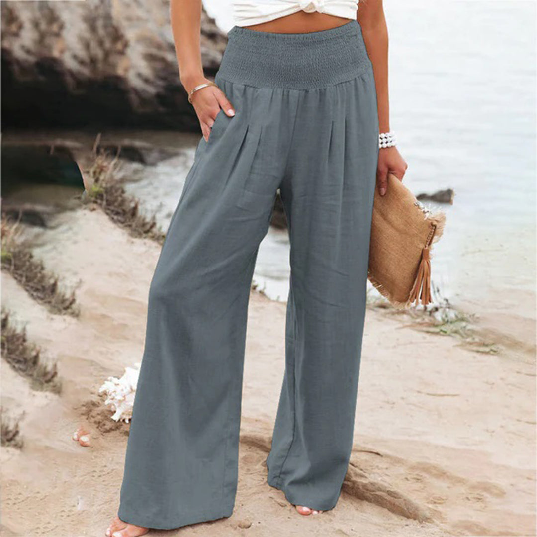 Elegante Leinenhose