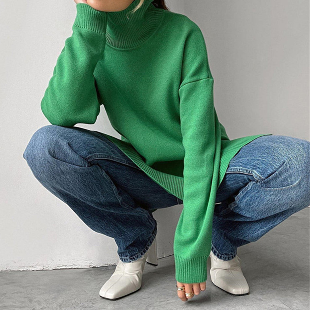 AALIYAH - Stylish Side Split Summer Sweater