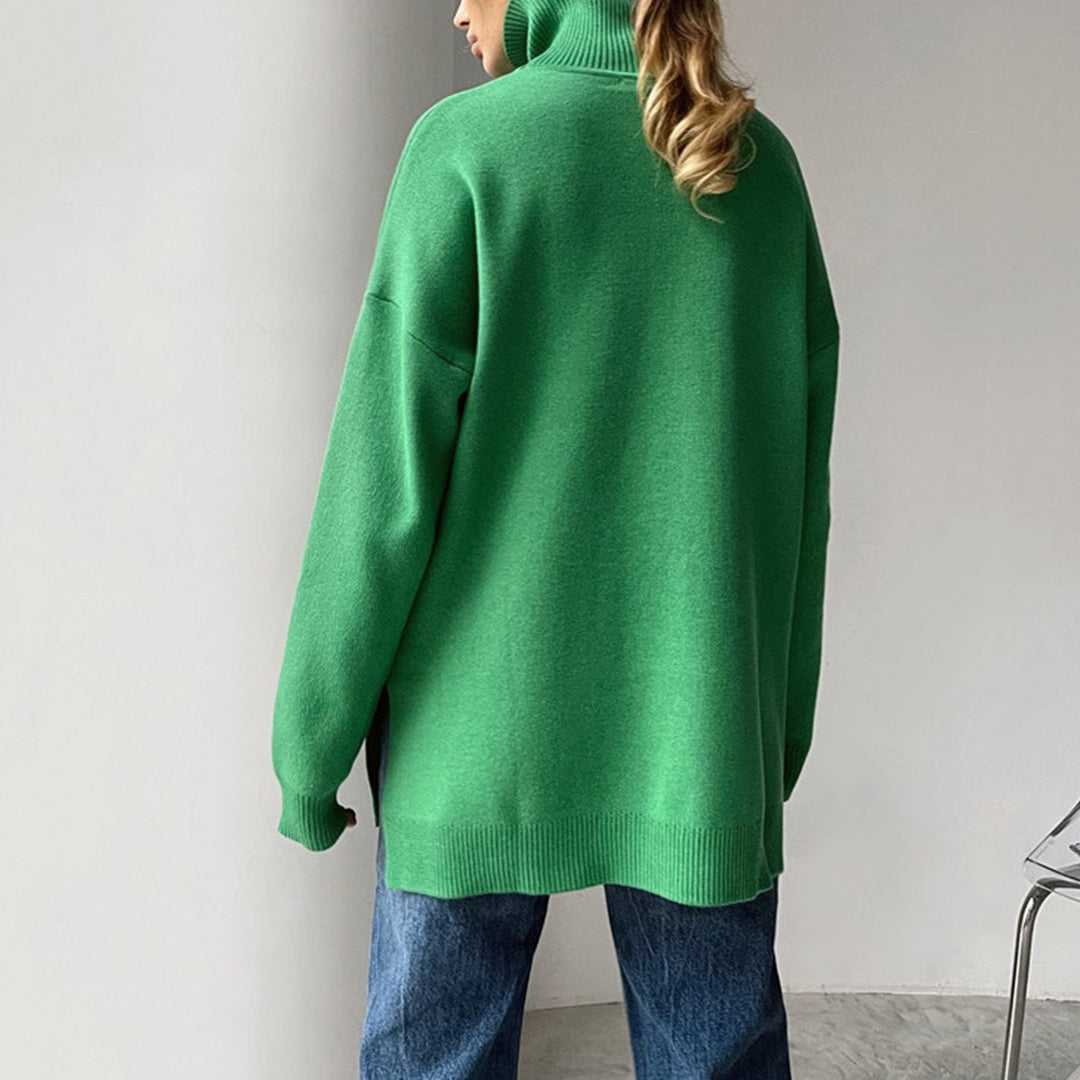 AALIYAH - Stylish Side Split Summer Sweater