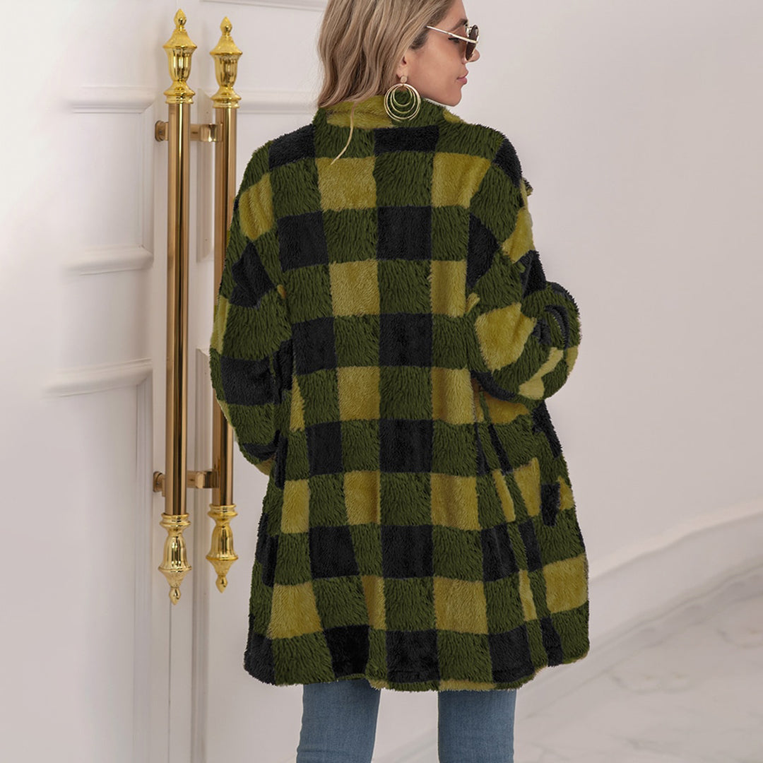 VIALI - Comfortable Checked Summer Jacket