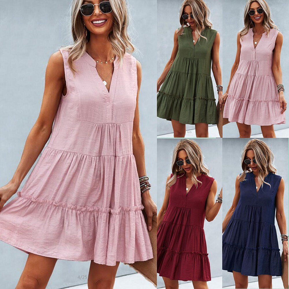ANNELI - Stylish Summer Mini Dress