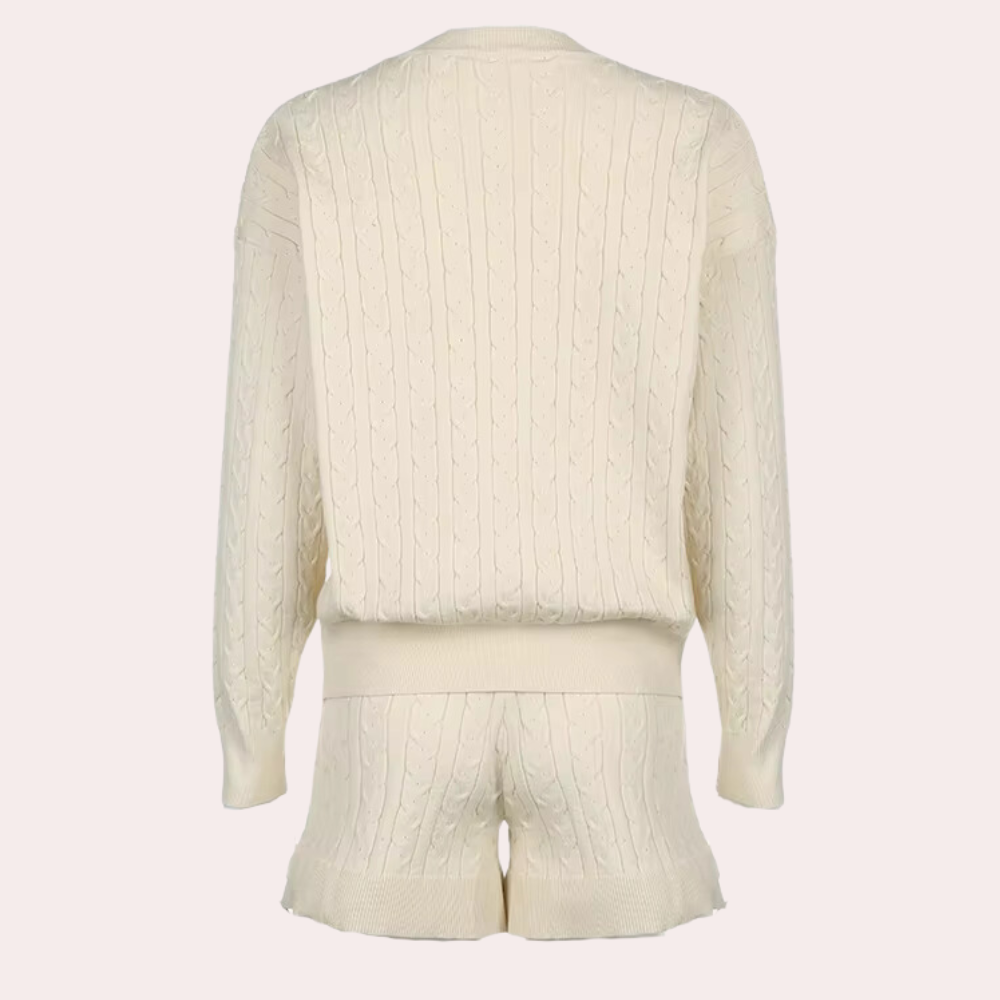 ANISSA - Trendy Knitted Set for Women - Summer Edition