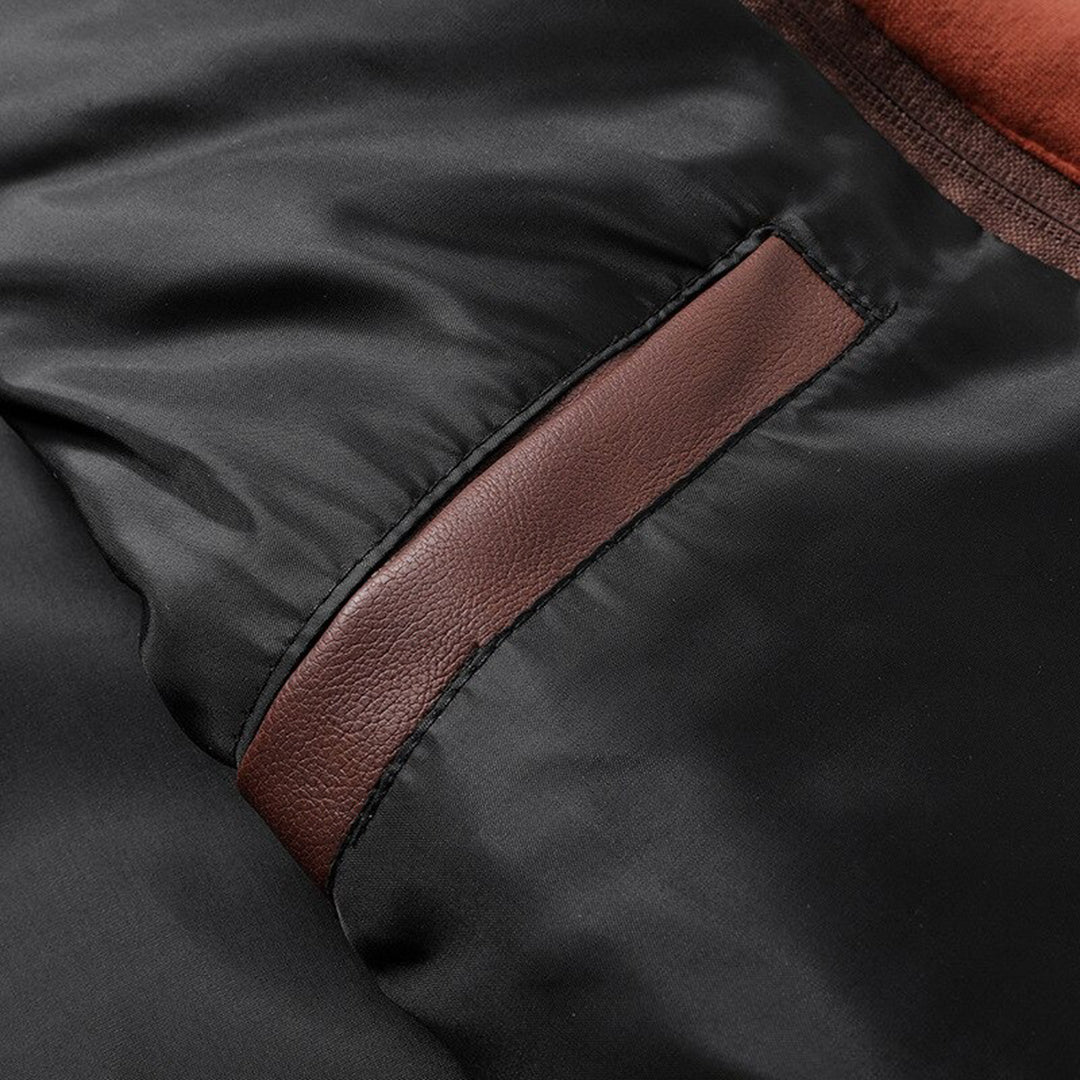 Jacob - Leather Summer Jacket with Hood for Men