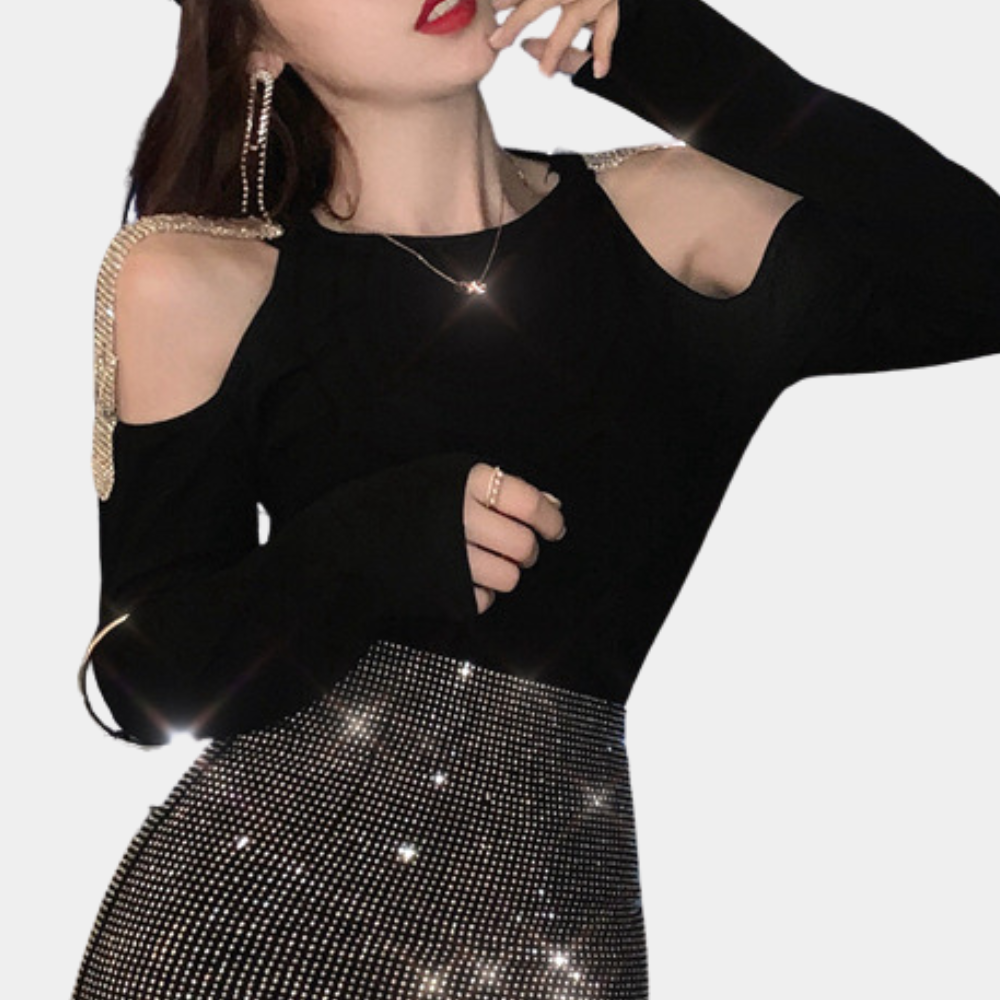 CELINA - Luxe Summer Shoulder Top for Women