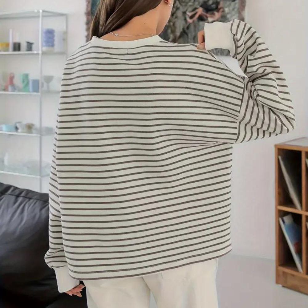 CHERYL - Comfortable Striped Summer Sweatshirt for Women