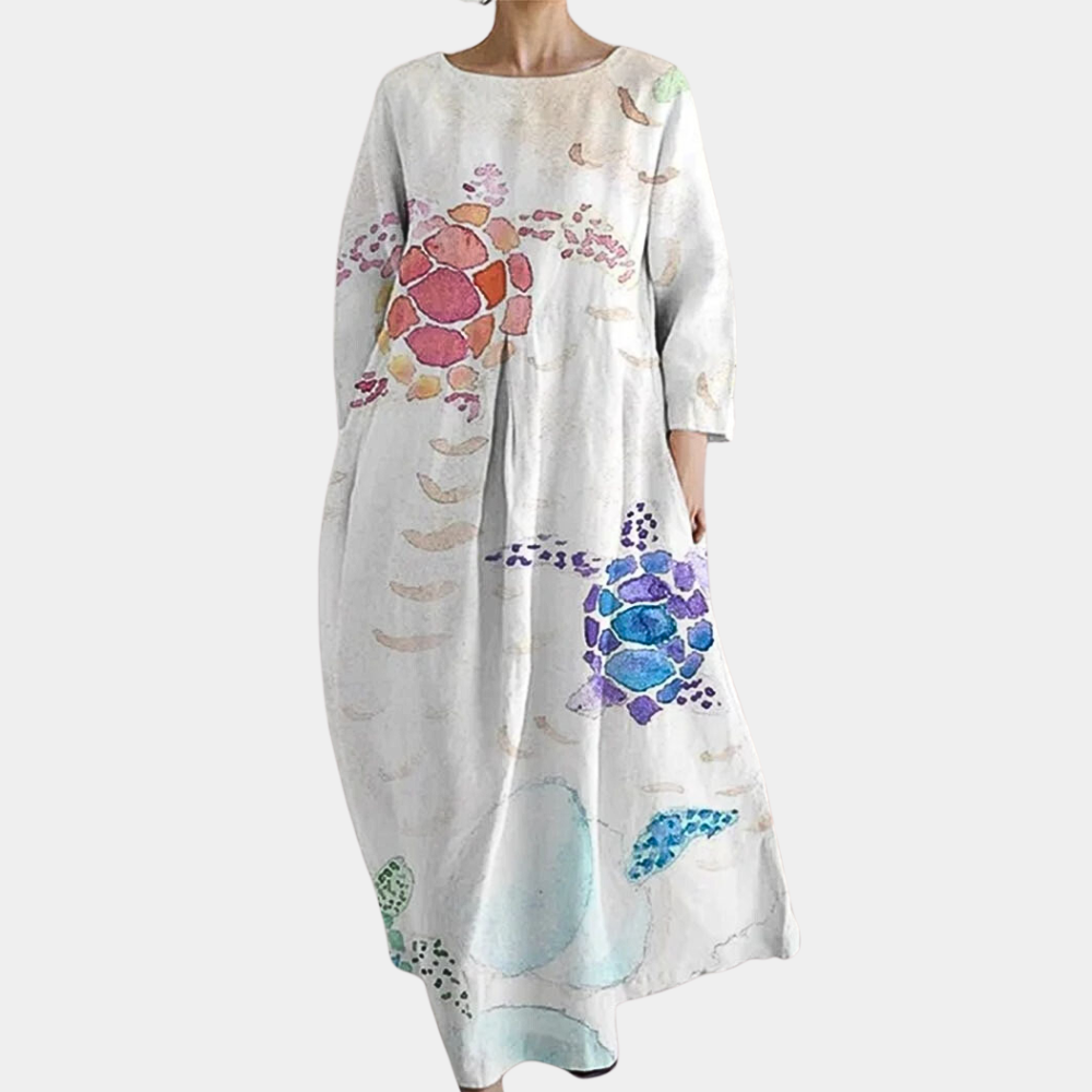 Colourful Summer Casual Women's Dress