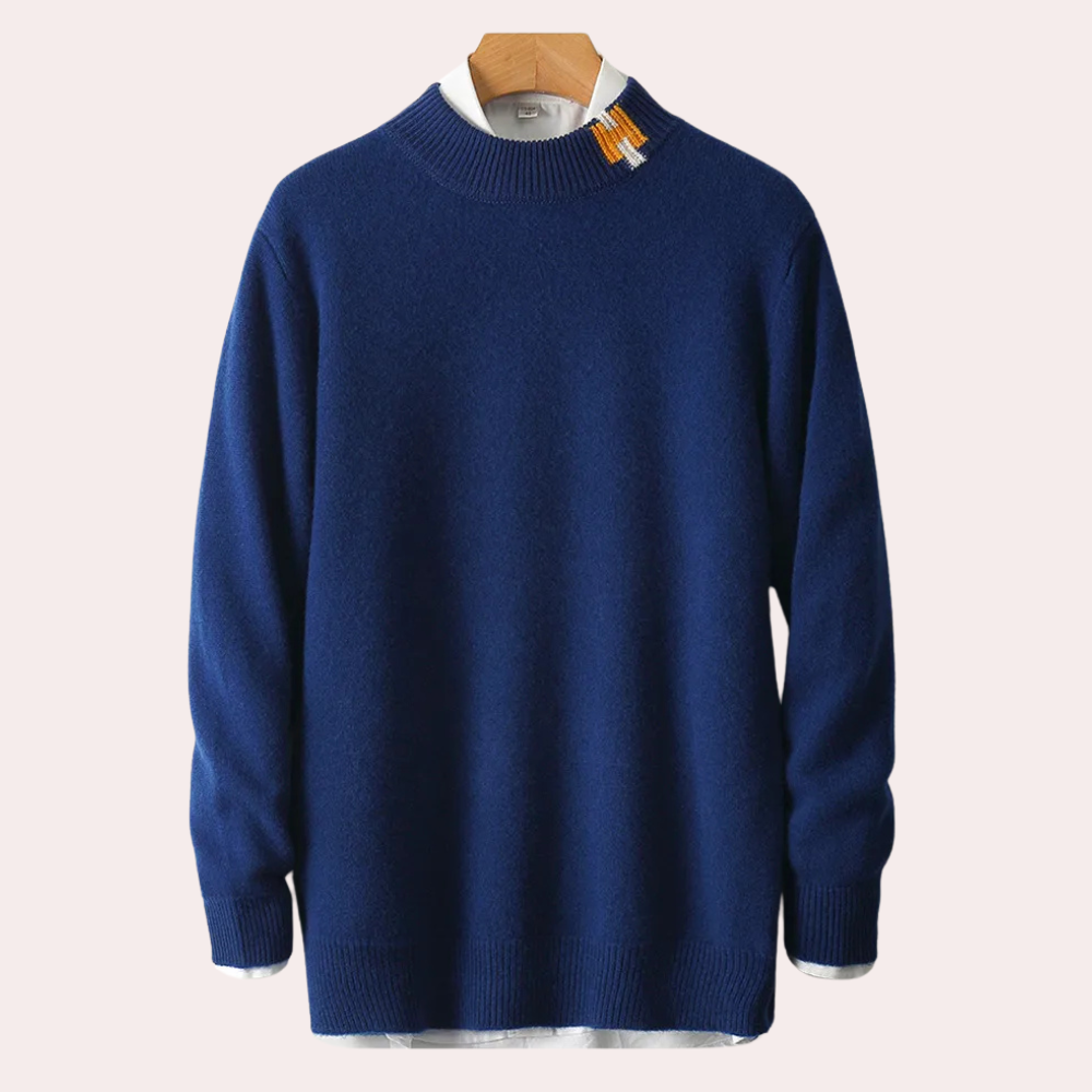 BERNARDO - Lightweight Knitted Jumper for Men, Perfect for Spring and Summer