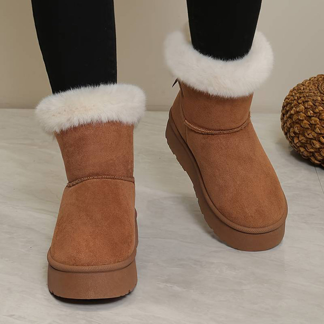 ZAARA - High Winter Boots with Thick Sole