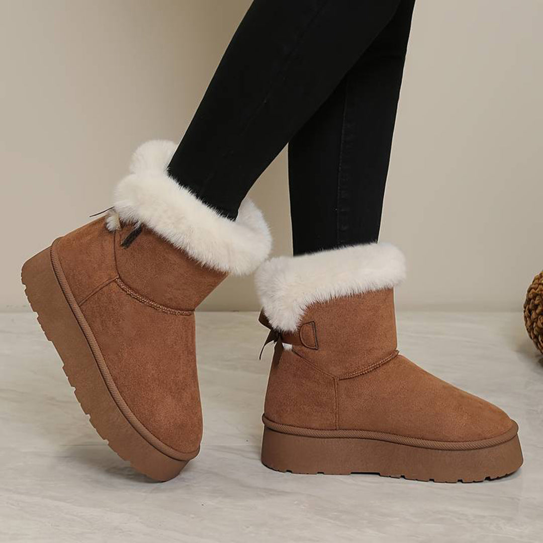 ZAARA - High Winter Boots with Thick Sole