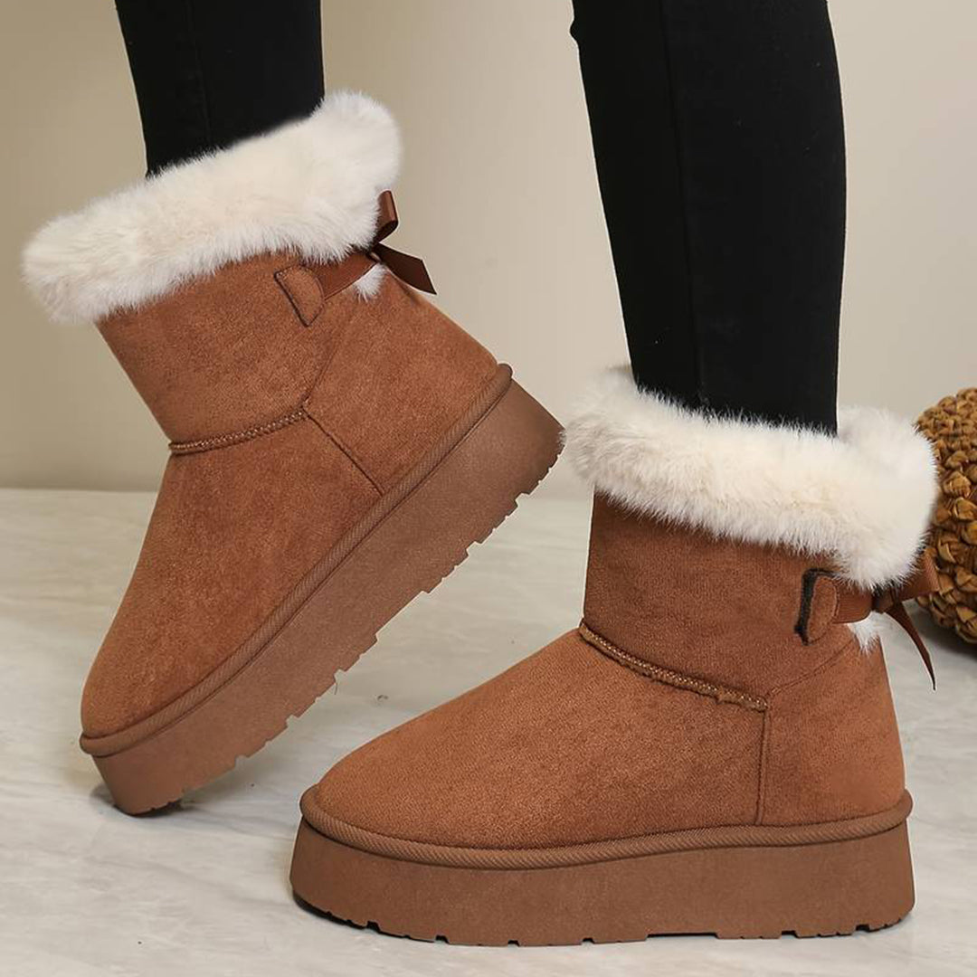 ZAARA - High Winter Boots with Thick Sole