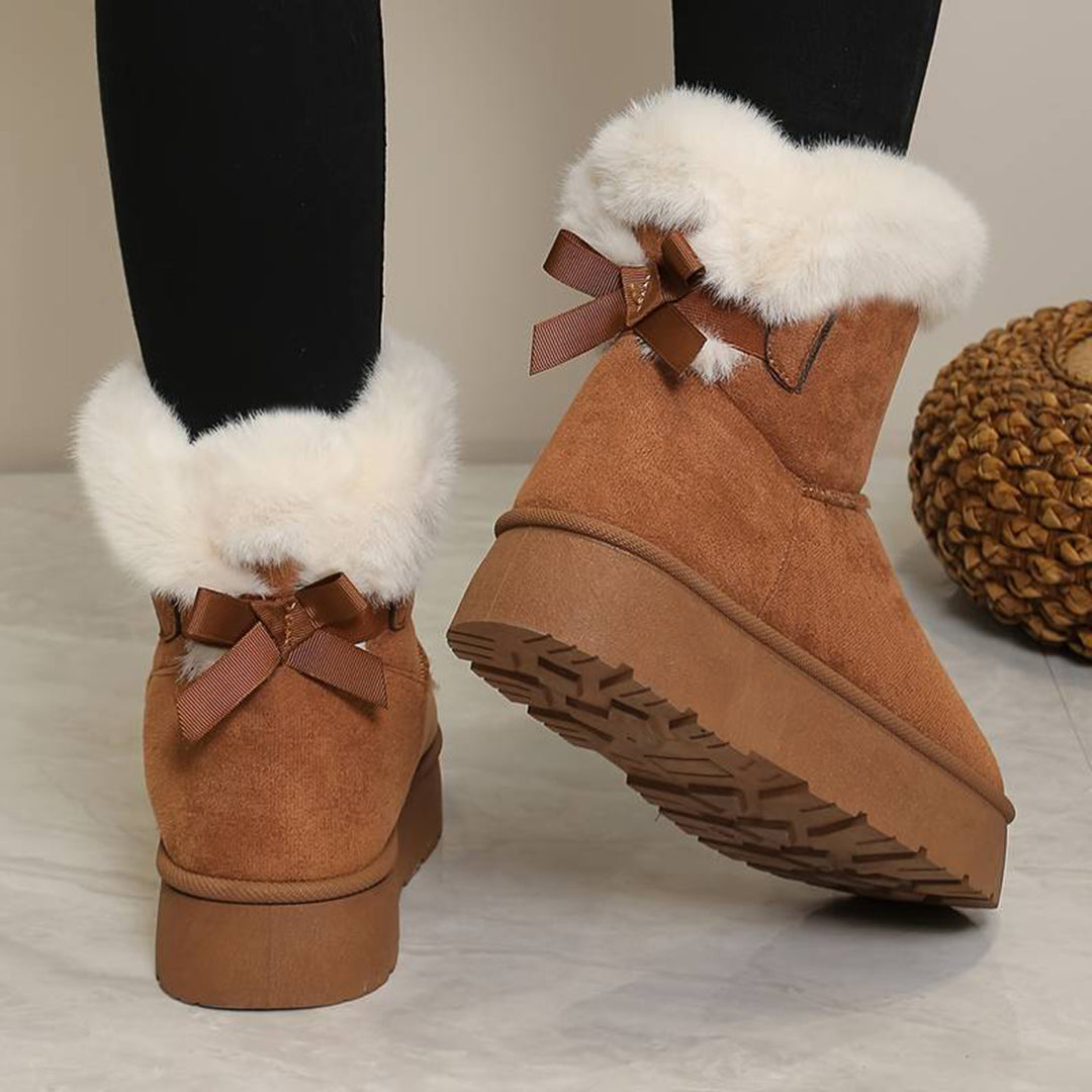 ZAARA - High Winter Boots with Thick Sole