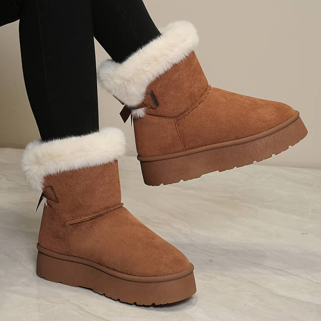 ZAARA - High Winter Boots with Thick Sole