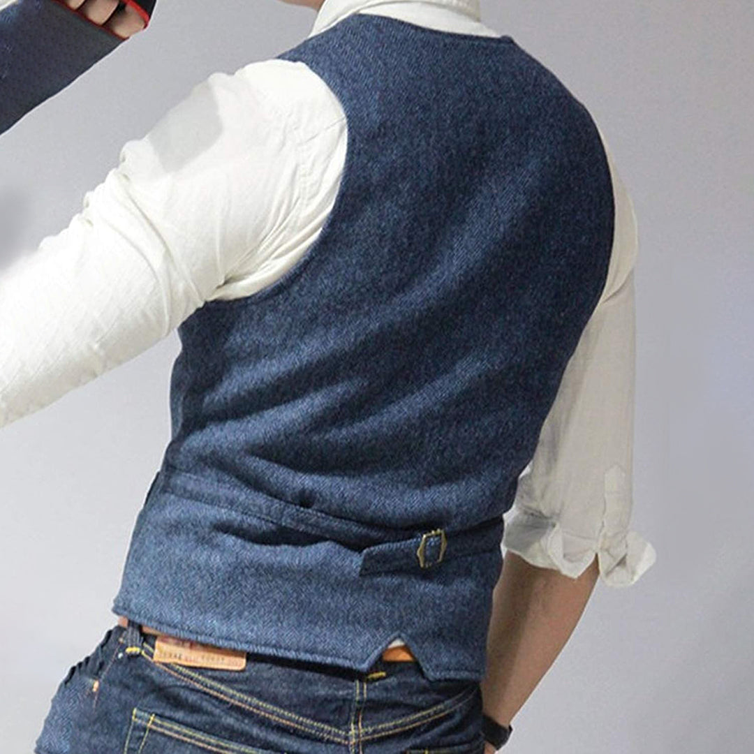 OLIVER - Elegant summer gilet for men