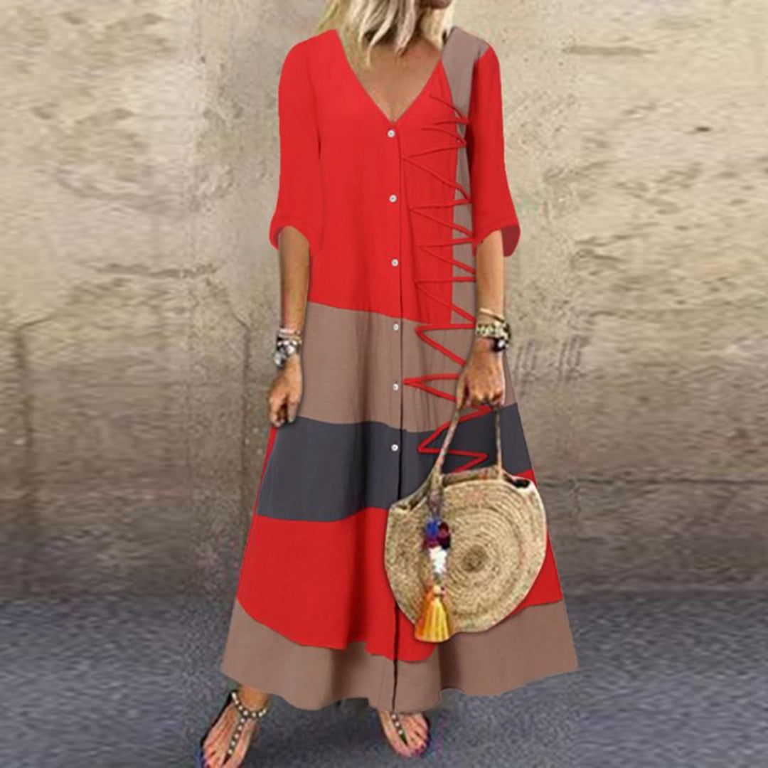 ALTHAIA - Stylish and Elegant Long Summer Dress